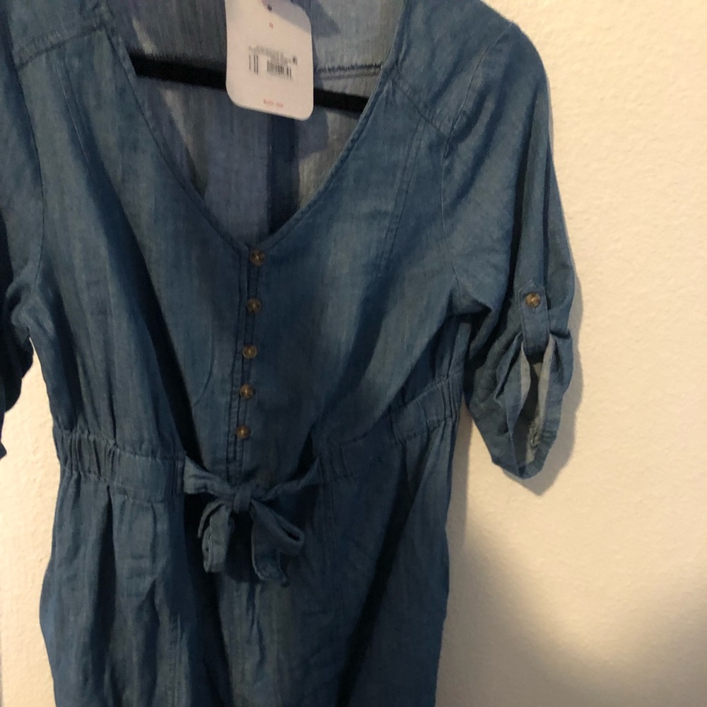 Isabel Denim Maternity Dress